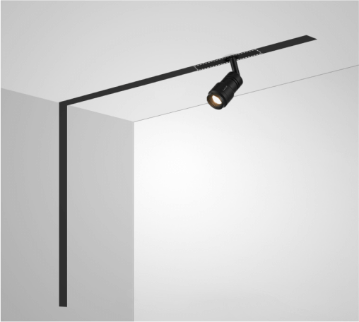 Натяжные потолки с трековым освещением
